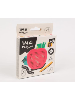 Imanix tablica magnetyczna POCKET RED APPLE 350403