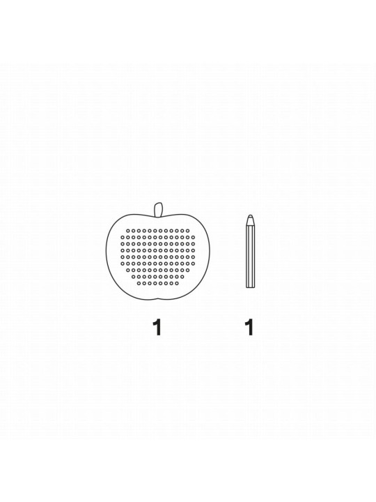 Imanix tablica magnetyczna POCKET RED APPLE 350403