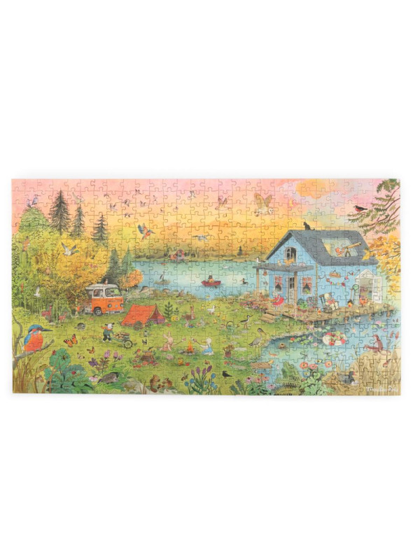 Puzzle kartonowe La Grande Famille500 elem. 632445