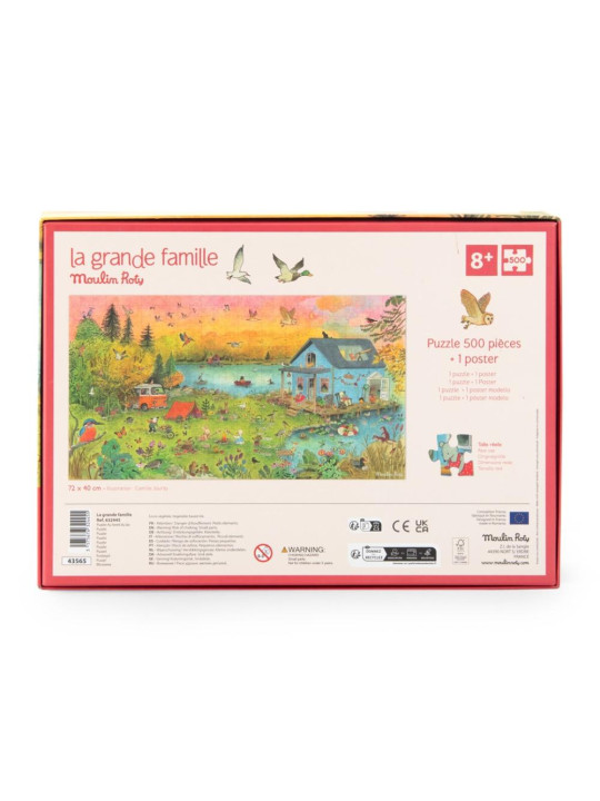 Puzzle kartonowe La Grande Famille500 elem. 632445