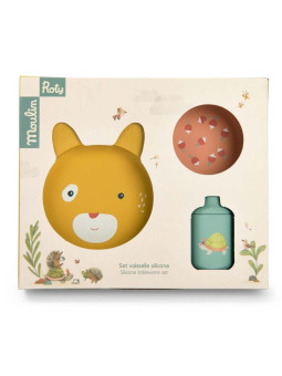 Silik. naczynia dziecięce TRZY MAŁE KRÓLIKI 678231