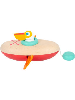 Zabawka Łódeczka do zabawy w wodzie dla dzieci pelikan small foot design - zabawka do kąpieli dla 2 latka