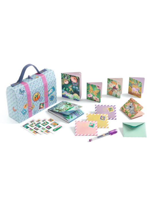 Walizeczka z zestawem papierniczym MARIE DD03506