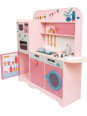 Kuchnia do zabawy dla dzieci  Pink , zabawka drewniana ,  zabawka dla 3 latka , zabawa w dom, zabawa w gotowanie 