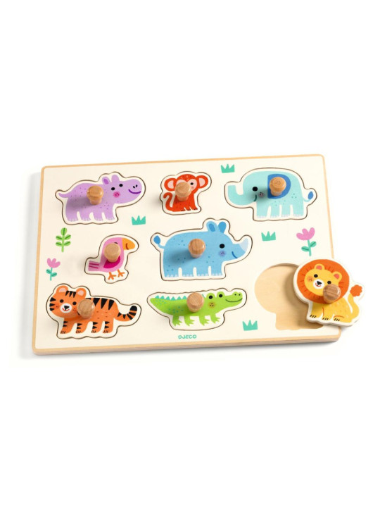 Drewniana układanka HIPPO'n'Co DJ01123