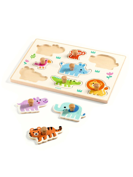 Drewniana układanka HIPPO'n'Co DJ01123