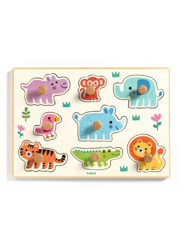 Drewniana układanka HIPPO'n'Co DJ01123