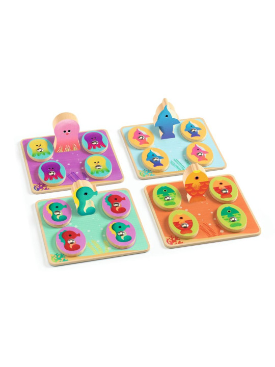 Zestaw 4 gier LUDO SEA DJ01623