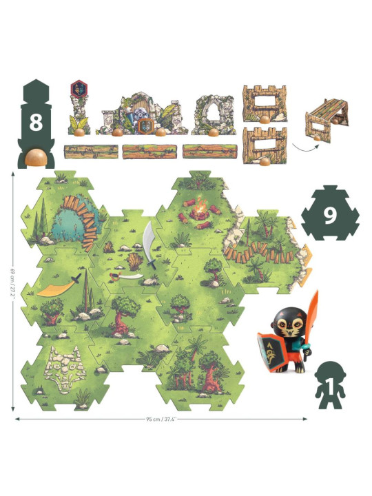 Puzzle tekturowe FURIOUS Arty Toys DJ06918