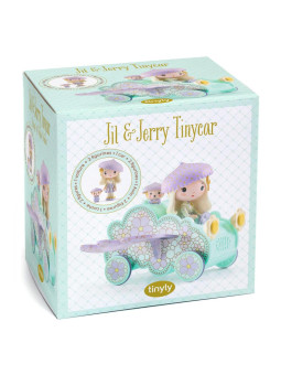 Figurki JIL&JERRY w samochodzie TINYCAR DJ06939