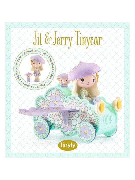 Figurki JIL&JERRY w samochodzie TINYCAR DJ06939