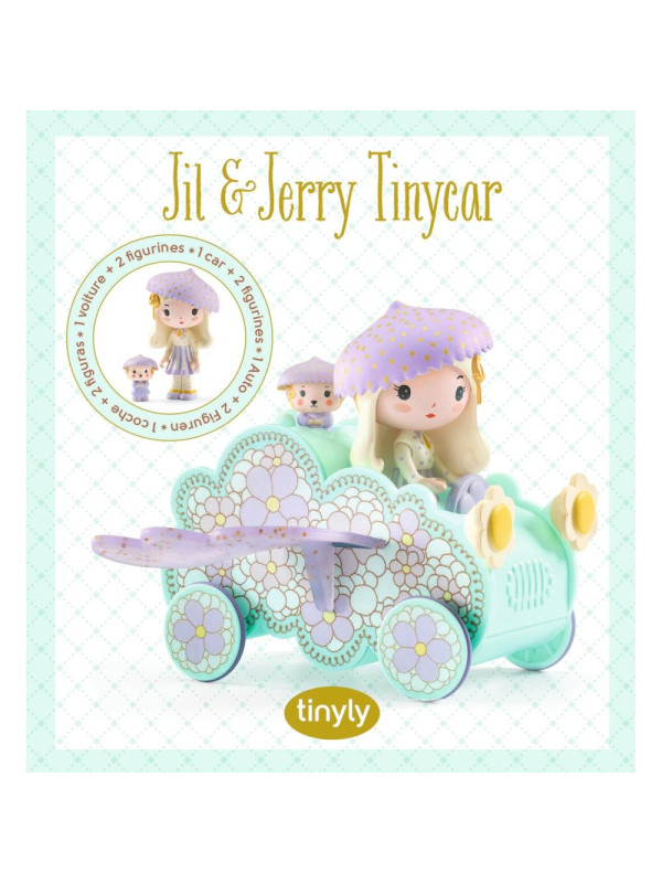 Figurki JIL&JERRY w samochodzie TINYCAR DJ06939