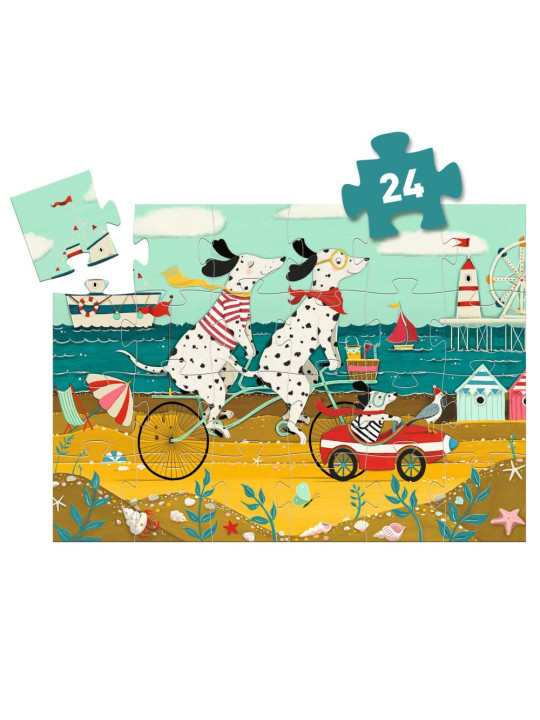 Puzzle tekturowe DALMATYŃCZYK OILLE  24 el.DJ07286