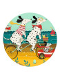 Puzzle tekturowe DALMATYŃCZYK OILLE  24 el.DJ07286