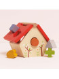 Drewniany sorter kształtów domek dla ptaków, zabawka edukacyjna, Le Toy Van Drewniany sorter kształtów domek dla ptaków, zabawka edukacyjna, Le Toy Van
