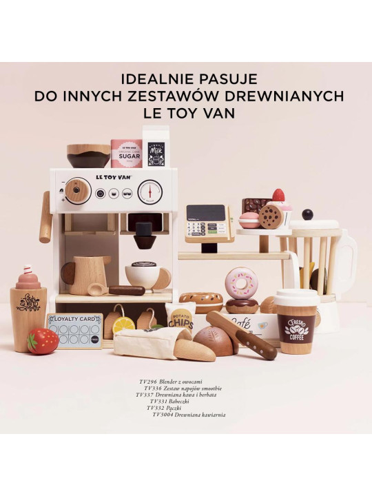 Drewniany zestaw pieczywa z nożem do krojenia, zabawka dzieci Le Toy Van Drewniany zestaw pieczywa z nożem do krojenia, zabawka dzieci Le Toy Van