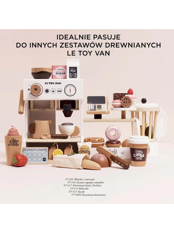 Drewniany zestaw pieczywa z nożem do krojenia, zabawka dzieci Le Toy Van Drewniany zestaw pieczywa z nożem do krojenia, zabawka dzieci Le Toy Van