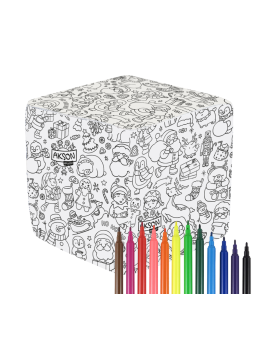 Kostka do kolorowania wersja świąteczna MIKOŁAJ