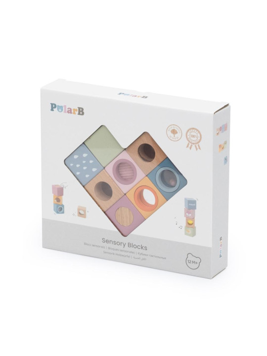 VIGA Drewniane Klocki Sensoryczne PolarB VIGA Drewniane Klocki Sensoryczne PolarB