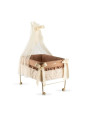 Łóżeczko Teresa z baldachimem dla lalki do 46 cm Asi 3712004