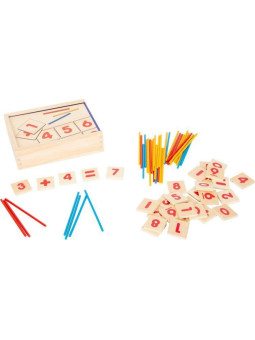 Nauka matematyki na poziomie szkoły podstawowej small foot design- zabawka drewniana , zabawki edukacyjne dla 5 latka