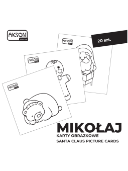 Karty obrazkowe MIKOŁAJ 20 szt.