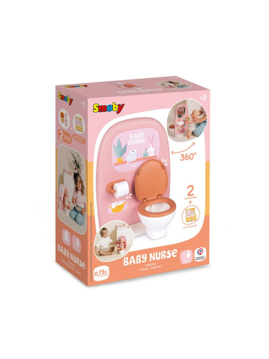 SMOBY Baby Nurse - Dwustronna toaleta Dla lalki 42 cm