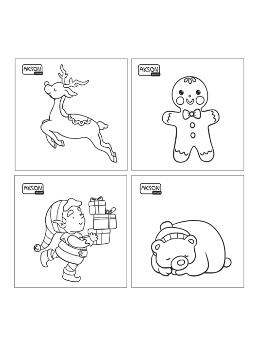 Karty obrazkowe MIKOŁAJ 20 szt.