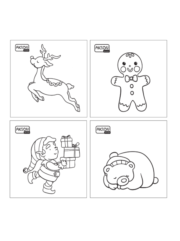 Karty obrazkowe MIKOŁAJ 20 szt.