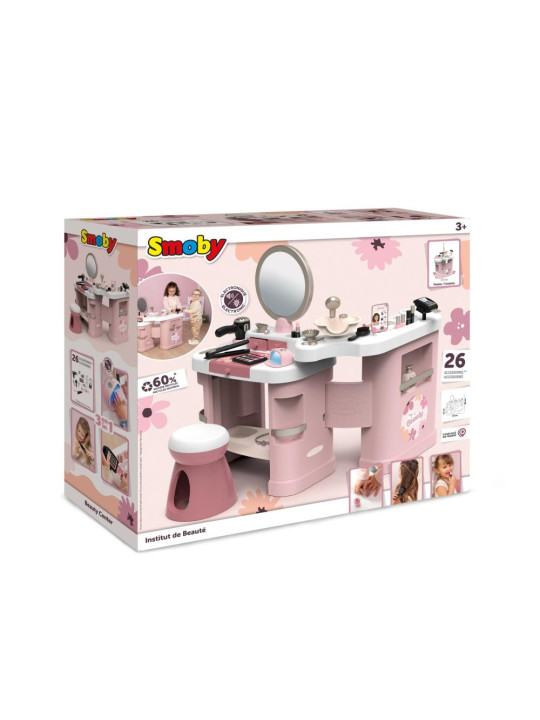 SMOBY Centrum małej stylistki BEAUTY + 26 akcesoria Fryzjer i kosmetyczka