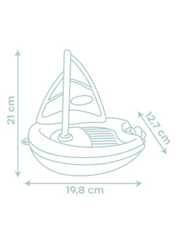 Smoby Little Żaglówka z Bioplastiku do Wody