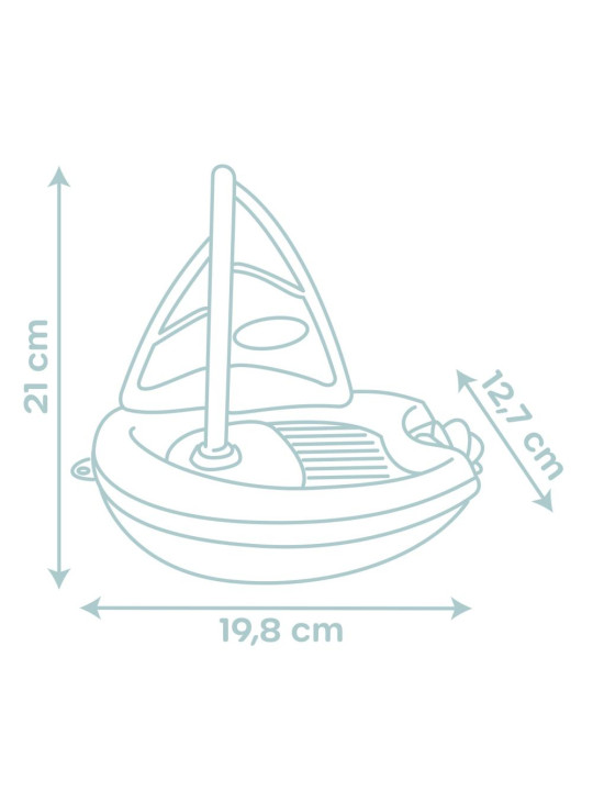 Smoby Little Żaglówka z Bioplastiku do Wody