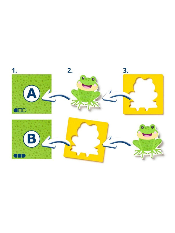 Zwierzęce Wzory – Drewniana układanka edukacyjna