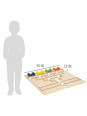 Gra planszowa Barricade XL, logiczna Barykady dla dzieci small foot design- drewniana zabawka , gra planszowa dla 5 latka