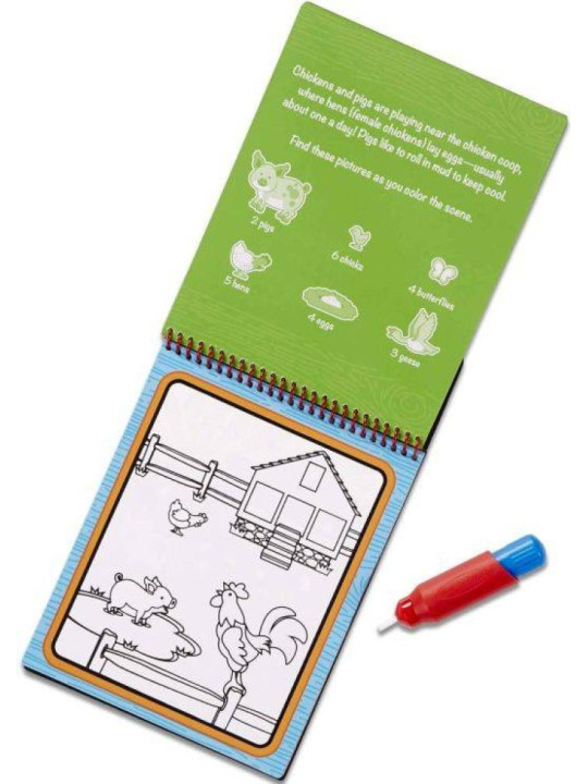 Wodna kolorowanka Water Wow Farm Melissa & Doug