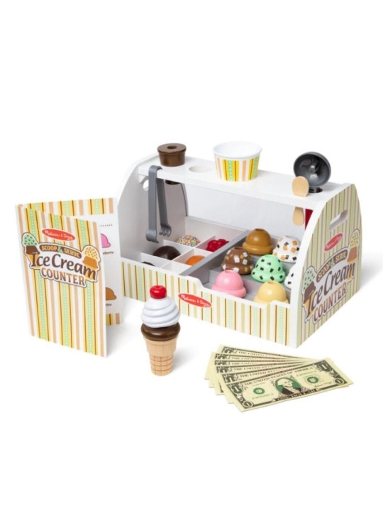 Drewniana Lodziarnia Scoop & Serve 28 el Melissa & Doug