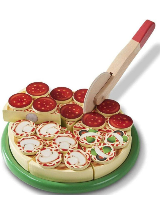 Drewniana pizza w pudełku Pizza Party Melissa & Doug