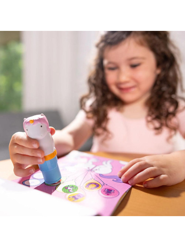 Stempel z naklejkami Sticker Wow Jednorożec Melissa and Doug