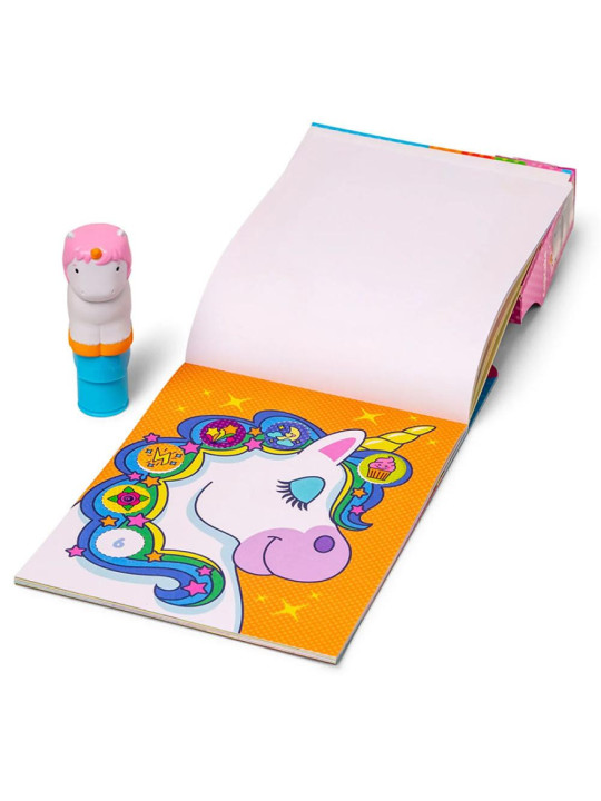 Stempel z naklejkami Sticker Wow Jednorożec Melissa and Doug