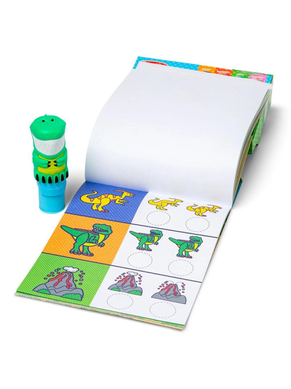 Stempel z naklejkami Sticker Wow Dinozaur Melissa and Doug