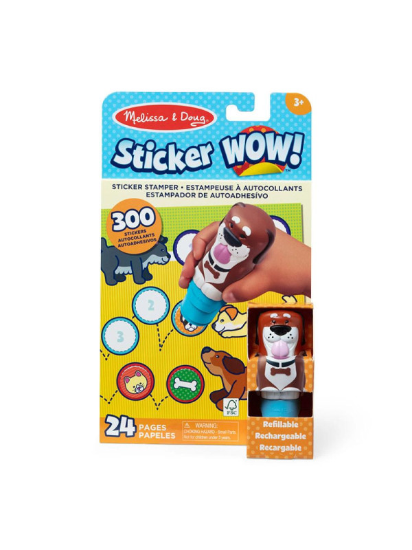 Stempel z naklejkami Sticker Wow Pies Melissa and Doug