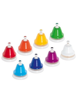 Zestaw 8 metalowych dzwonów Goki