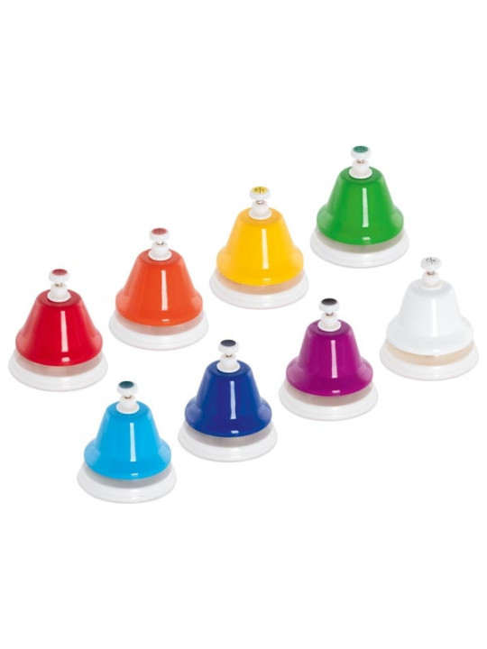 Zestaw 8 metalowych dzwonów Goki