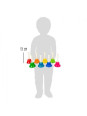 Kolorowe dzwonki - instrumenty muzyczne dla dzieci, zabawka montessori small foot design - zabawki muzyczne dla 3 latka