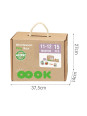 WOOPIE GREEN Pudełko Box 5w1 Montessori Edukacujny 11-12M FSC