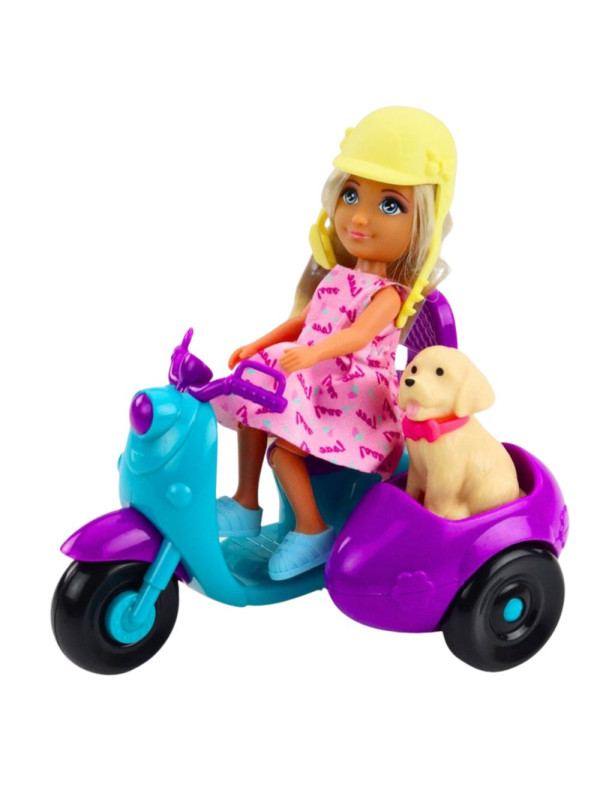 WOOPIE ROYAL Laleczka na Skuterze z Pieskiem