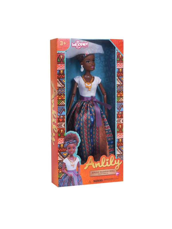 WOOPIE ROYAL Lalki Kobiety Świata Lili Mulatka w Eleganckiej Sukni