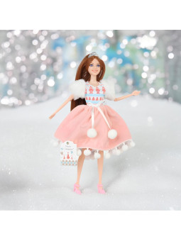 WOOPIE ROYAL Lalka Emi Świąteczna Księżniczka z Misiem