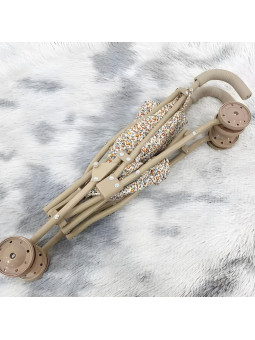 WOOPIE ROYAL Wózek dla Lalek Spacerówka Vintage Flower