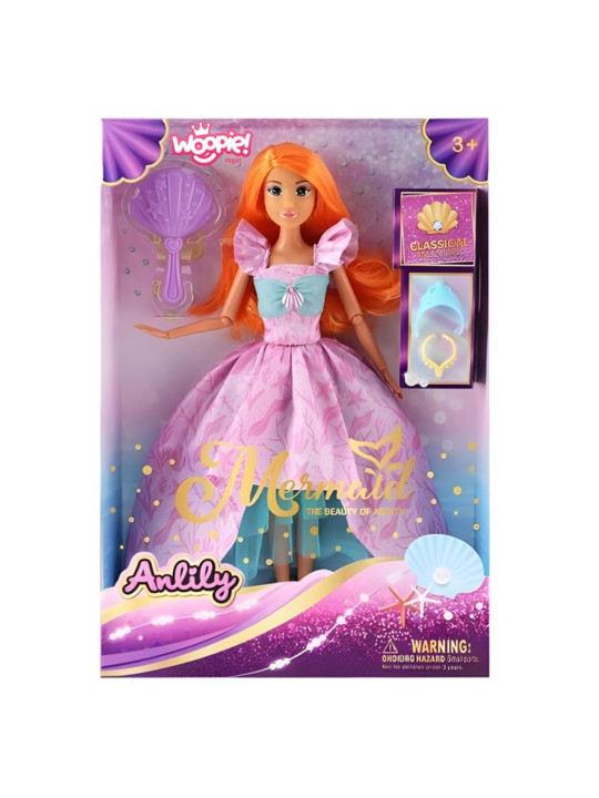 WOOPIE ROYAL Lalka Lili Księżniczka z Akcesoriami – Idealny Prezent Dla Małej Księżniczki